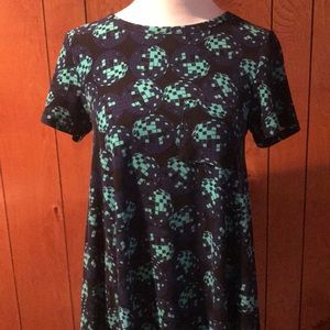 LuLaRoe Carly Disco Ball Swing Dress XXS